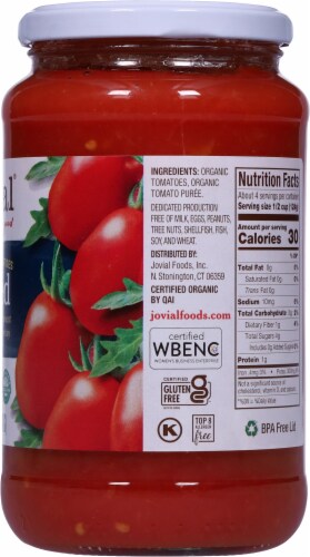 Jovial® Organic Diced Tomatoes Perspective: right