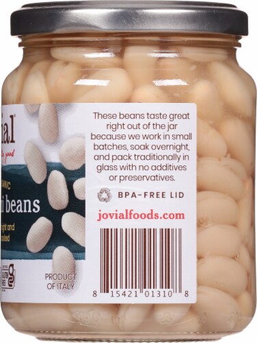 Jovial® Organic Cannellini Beans Perspective: right
