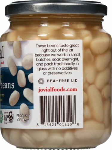 Jovial® Organic Cannellini Beans Perspective: right