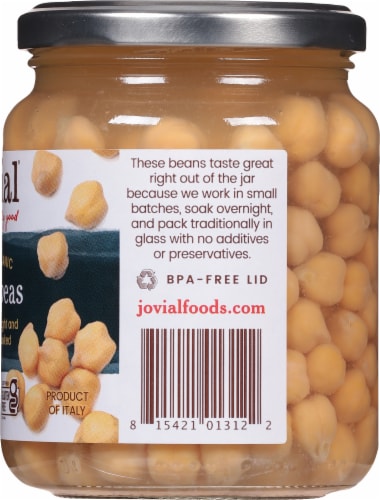 Jovial® Organic Chickpeas Perspective: right
