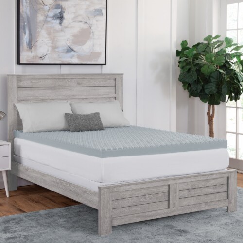 Dream Serenity Peak Comfort 3 inch Memory Foam Mattress Topper Full Perspective: right