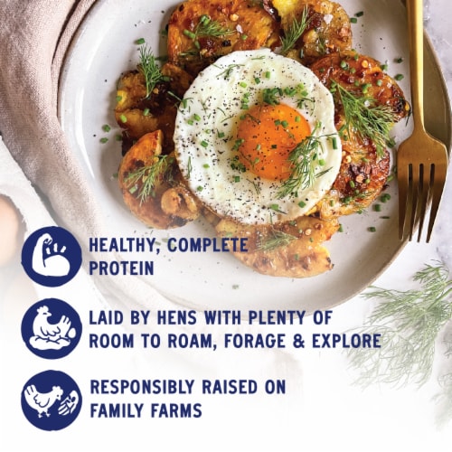 Pete & Gerry's Organic Free Range Large Eggs Perspective: right