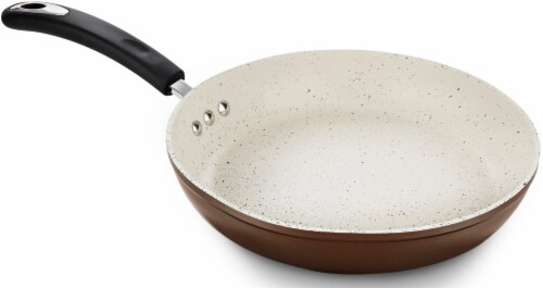 8 Stone Earth Fry Pan by Ozeri, with a 100% APEO & PFOA-Free Nonstick Coating from Germany Perspective: right