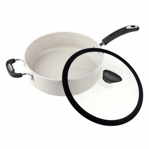 The Ozeri Stone Earth All-In-One Sauce Pan, 100% APEO & PFOA-Free Perspective: right