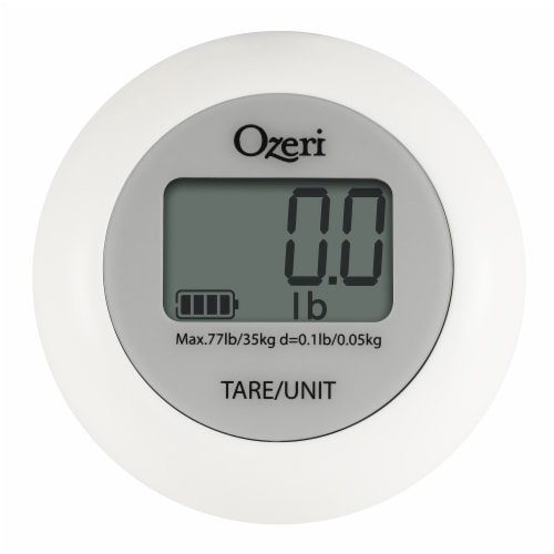 Ozeri Twist-and-Go Kinetic Kitchen and Luggage Scale Perspective: right