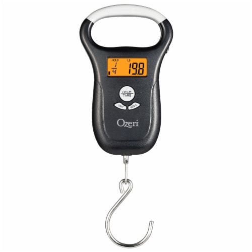 Ozeri LS2 Multifunction Propane Tank Scale and BBQ Gas Gauge, with Luggage and Fish Scale Perspective: right
