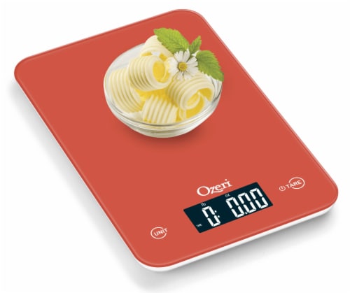 Ozeri Touch Professional Digital Kitchen Scale (12 lbs Edition) in Tempered Glass Perspective: right
