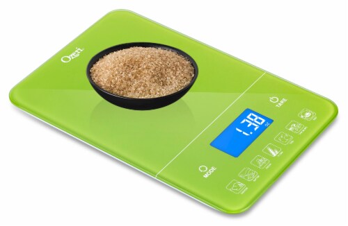 Ozeri Touch III 22 lbs (10 kg) Digital Kitchen Scale with Calorie Counter,  in Tempered Glass, 1 - QFC