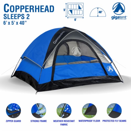 GigaTent Fiberglass Pole Tents Perspective: right