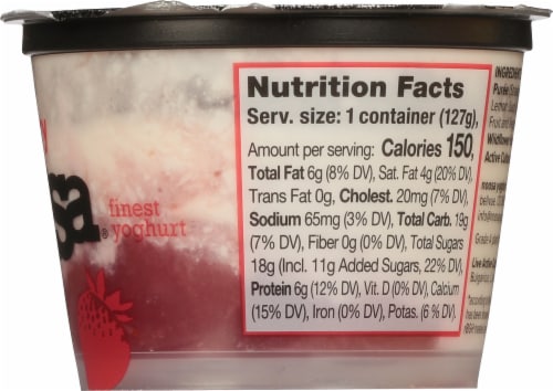 Noosa® Strawberry Yoghurt Perspective: right
