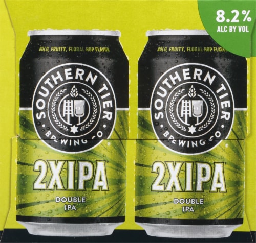 Southern Tier Brewing Company 2X Double IPA Beer Perspective: right