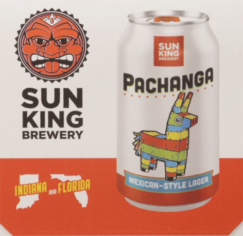 Sun King Brewery Pachanga Mexican Style Lager Perspective: right