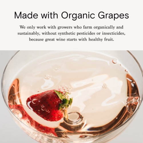 Avaline Rosé Wine Perspective: right