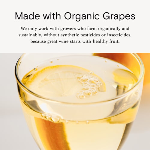 Avaline Organic Spanish White Wine Perspective: right