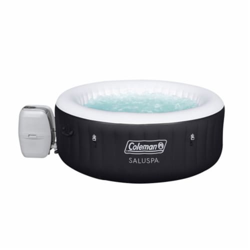 Coleman SaluSpa 4 Person Inflatable Hot Tub Spa with 3 Filter Cartridge