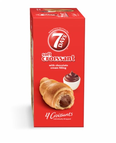 7 Days™ Soft Croissants with Chocolate Cream Filling Perspective: right