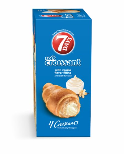 7 Days™ Soft Croissants with Vanilla Cream Filling Perspective: right