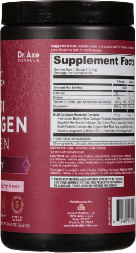 Ancient Nutrition Rest + Recovery Multi Collagen Protein Perspective: right