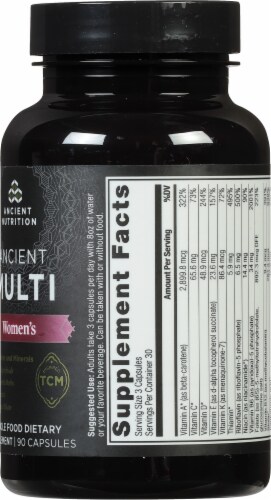 Ancient Nutrition Women's Multi Vitamin Perspective: right