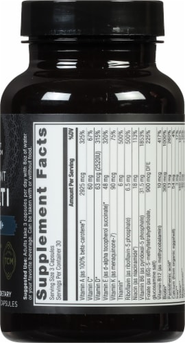 Ancient Nutrition Ancient Multi's Men's 40 Multivitamin Capsules Perspective: right