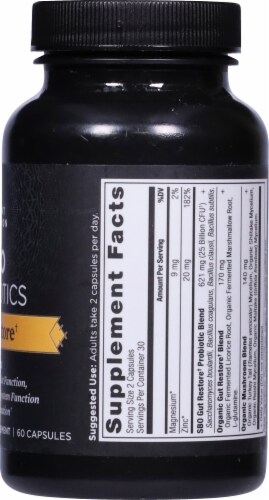 Ancient Nutrition Gut Restore SBO Probiotics Capsules Perspective: right