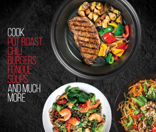 Chefman 3-in-1 Electric Grill Pot & Skillet Perspective: right