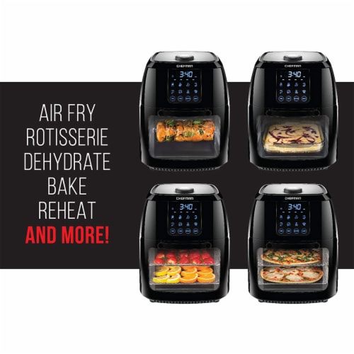 Chefman Multi-Functional Digital Air Fryer - Black Perspective: right