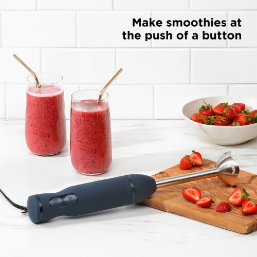 Chefman Immersion Stick Hand Blender - Midnight/Silver Perspective: right