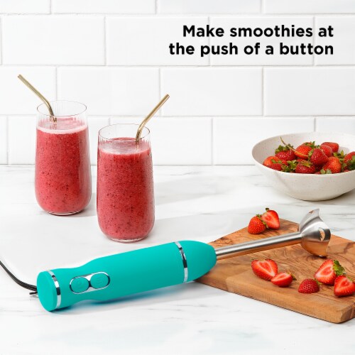 Chefman Immersion Stick Hand Blender - Turquoise Perspective: right