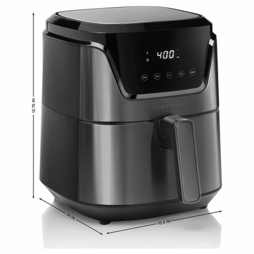 Chefman TurboFry Air Fryer - Black/Silver, 2 L - Kroger