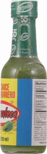 El Yucateco® Green Habanero Hot Sauce Perspective: right
