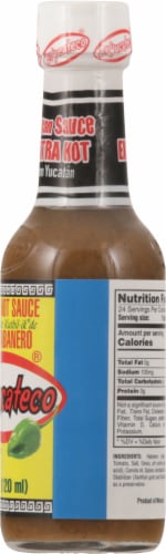 El Yucateco Xxxtra Hot Chile Habanero Sauce Perspective: right