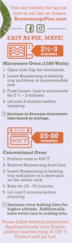 Boomerang's™ Spinach & Mushroom Pot Pie Frozen Meal Perspective: right