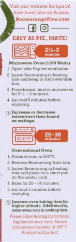 Boomerang's™ Steak & Potato Pot Pie Frozen Meal Perspective: right
