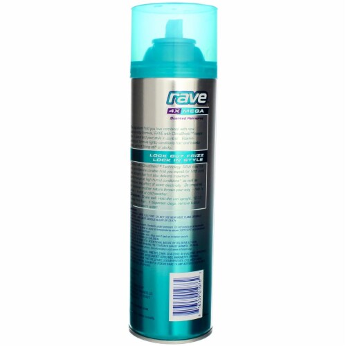 Rave® 4X Mega Aerosol Scented Hair Spray, 11 oz Baker’s
