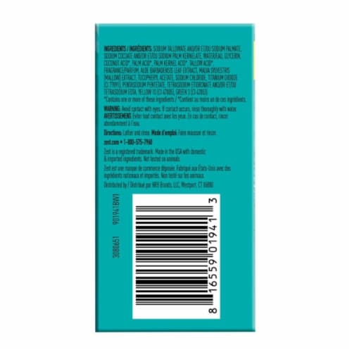 Zest®  2-Pack Bar Soap Refreshing Aqua Scent With Vitamin E Perspective: right