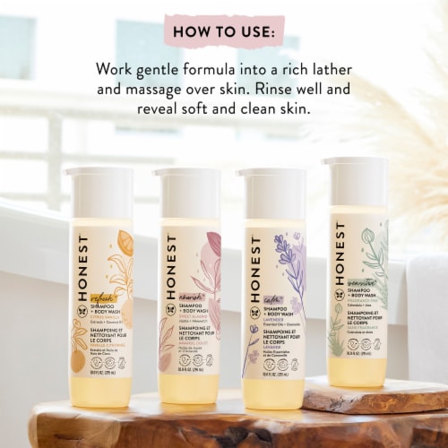 The Honest Company Sensitive Fragrance Free Shampoo + Body Wash Perspective: right