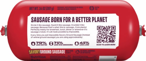 Impossible™ Plant-Based Savory Sausage Perspective: right