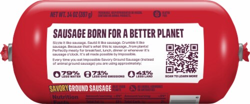 Impossible™ Plant-Based Savory Sausage Perspective: right