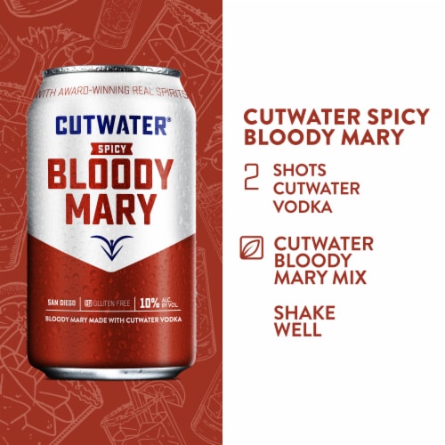 Cutwater Spirits Spicy Bloody Mary Perspective: right