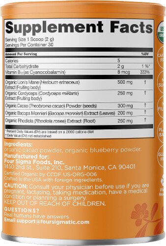 Four Sigmatic® Organic Think Focus Blend Mix Perspective: right