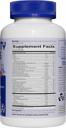 SmartyPants® Teen Guy Complete Multivitamin Gummies Perspective: right