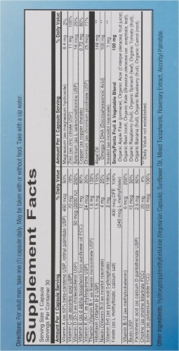 SmartyPants® Men's Multi Dietary Supplement Perspective: right