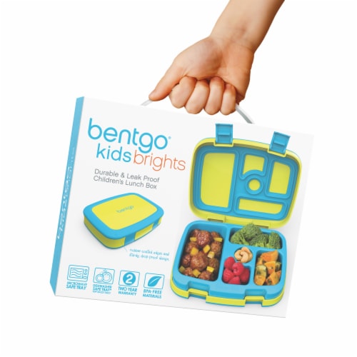 Bentgo Kids Brights Durable & Leak Proof Children's Lunch Box - Citrus Yellow Perspective: right