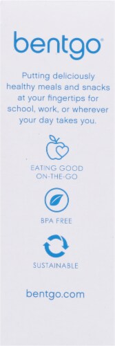 Bentgo® Fresh Leak-Proof & Versatile Compartment Lunch Box - Blue Perspective: right