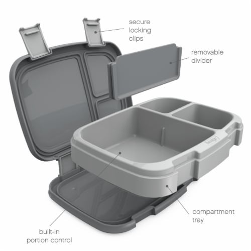 Bentgo Original Grey All-in-One Bento Lunch Box + Reviews