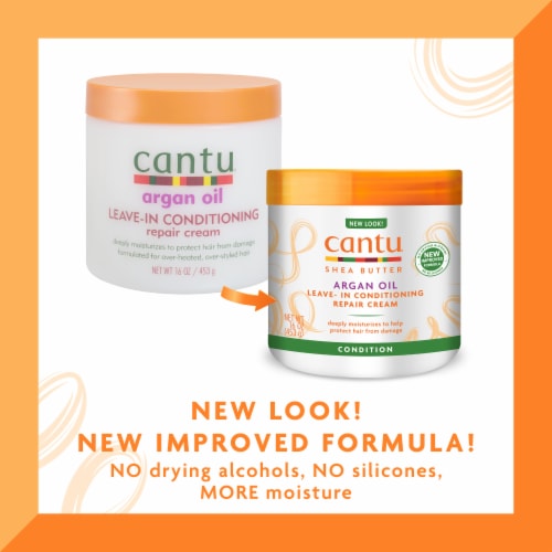 Cantu® Leave In Argan Oil Conditioner Perspective: right