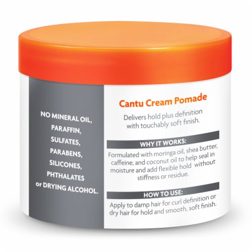 Cantu Men's Shea Butter Styling Cream Pomade Perspective: right