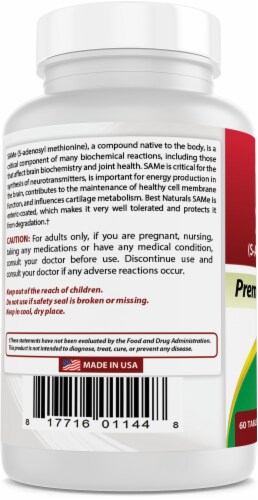 Best Naturals SAM-e 200 mg 60 Enteric Coated Tablets Perspective: right