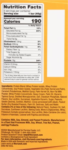 Robert Irvine's Fit Crunch® Caramel Peanut Protein Bars Perspective: right